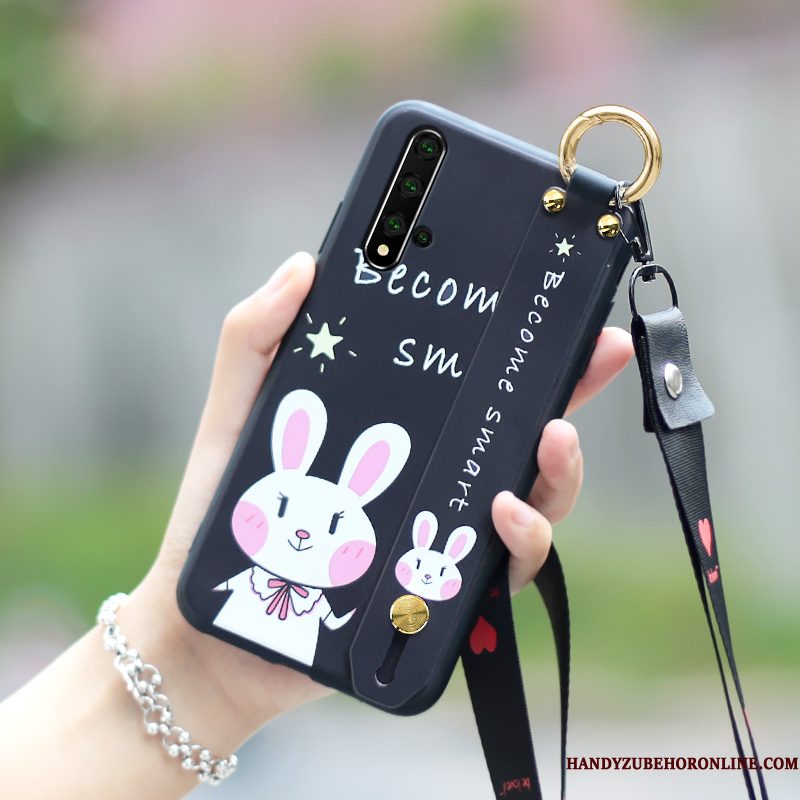 Hoesje Huawei Nova 5t Siliconen Telefoon Lichte En Dun, Hoes Huawei Nova 5t Spotprent Trend Hanger