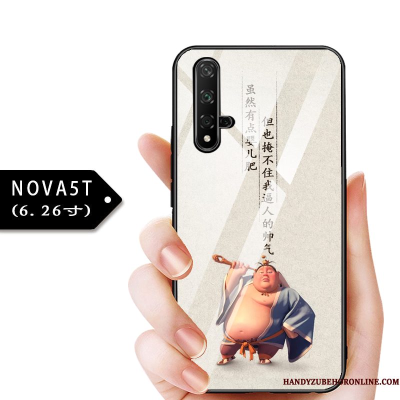 Hoesje Huawei Nova 5t Zakken Telefoon Kind, Hoes Huawei Nova 5t Bescherming Blauw Glas