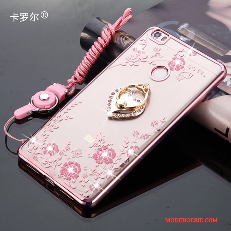 Hoesje Huawei Nova Bescherming Anti-fall Hanger, Hoes Huawei Nova Siliconen Telefoon Roze