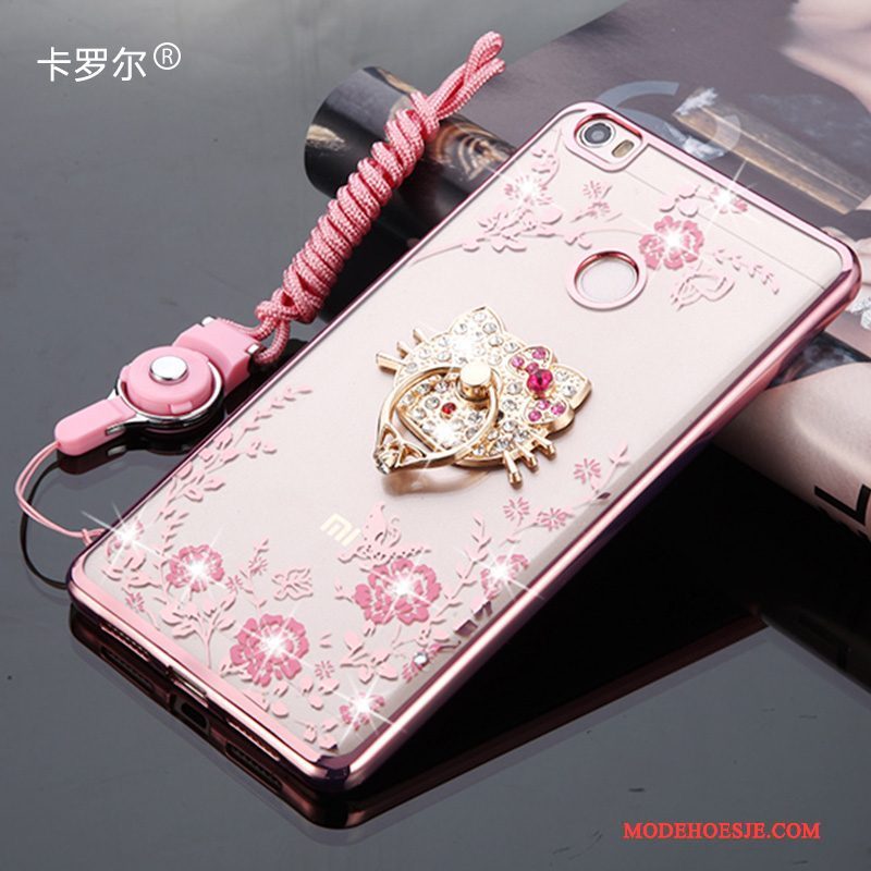 Hoesje Huawei Nova Bescherming Anti-fall Hanger, Hoes Huawei Nova Siliconen Telefoon Roze