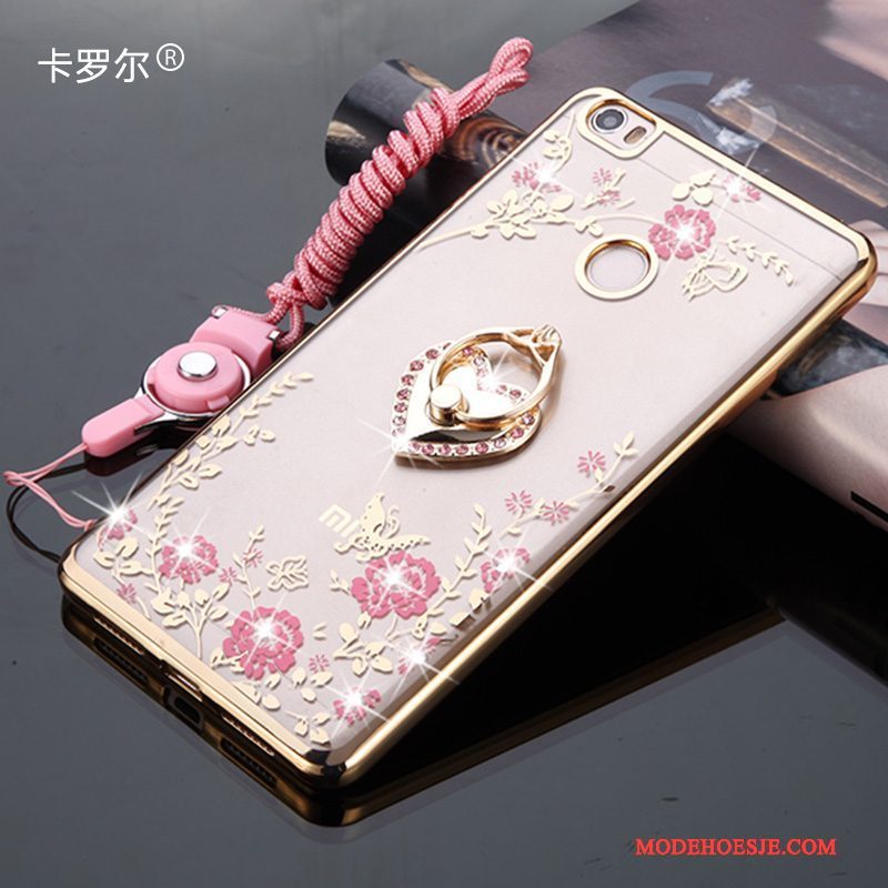 Hoesje Huawei Nova Bescherming Anti-fall Hanger, Hoes Huawei Nova Siliconen Telefoon Roze