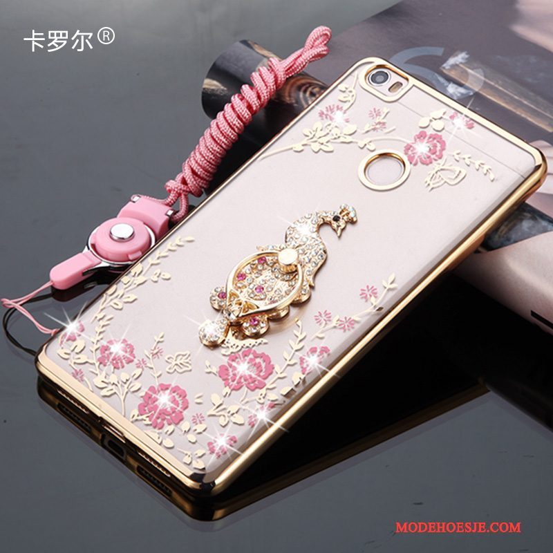 Hoesje Huawei Nova Bescherming Anti-fall Hanger, Hoes Huawei Nova Siliconen Telefoon Roze