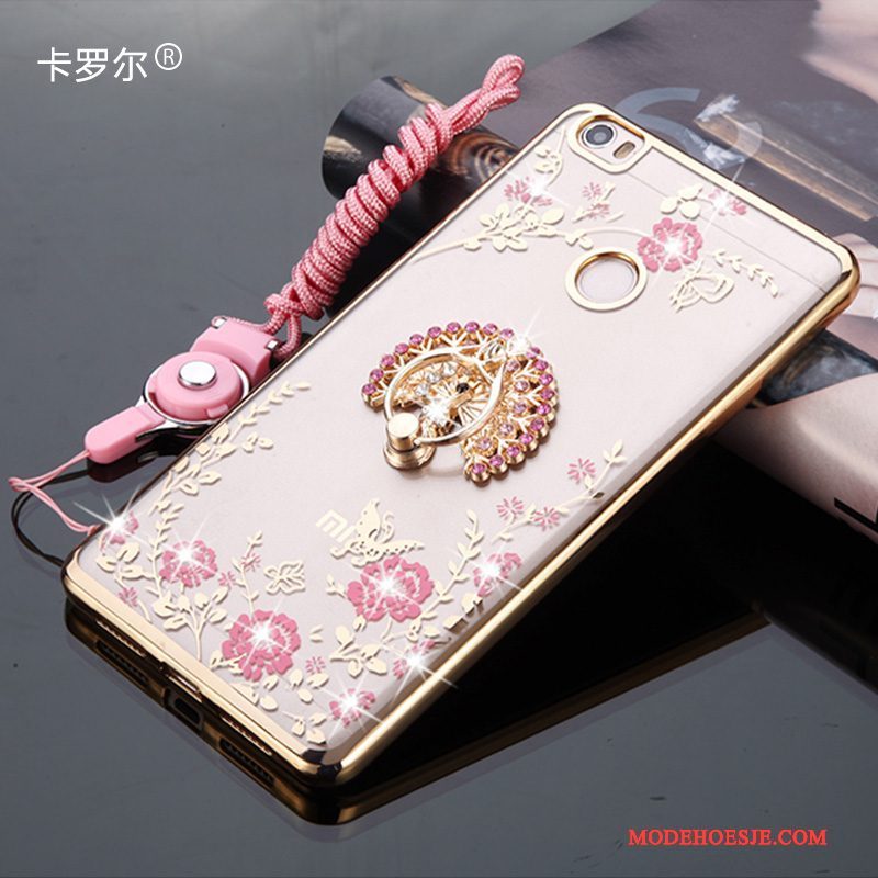 Hoesje Huawei Nova Bescherming Anti-fall Hanger, Hoes Huawei Nova Siliconen Telefoon Roze