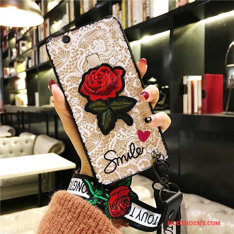 Hoesje Huawei Nova Siliconen Jeugd Trend, Hoes Huawei Nova Bescherming Bloemen Anti-fall