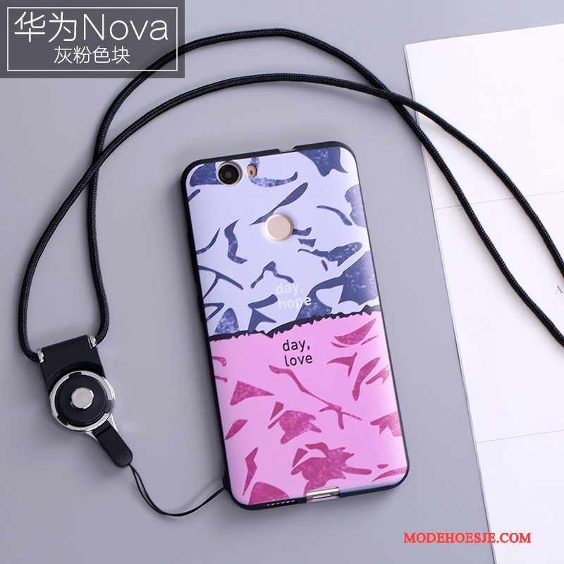 Hoesje Huawei Nova Siliconen Telefoon, Hoes Huawei Nova Kleur