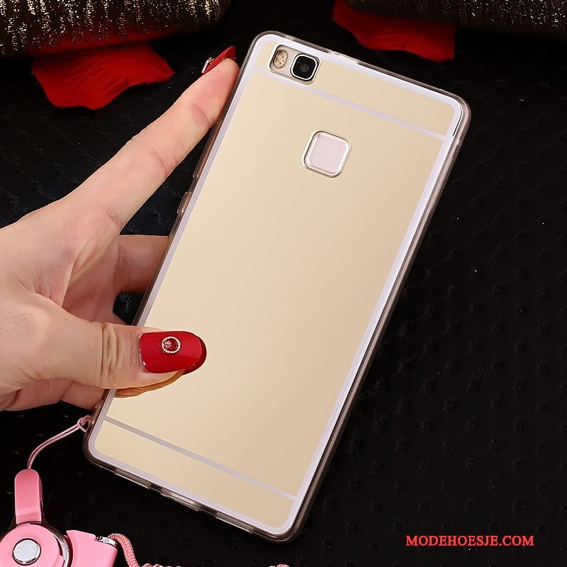 Hoesje Huawei Nova Zacht Anti-falltelefoon, Hoes Huawei Nova Siliconen Ring Roze