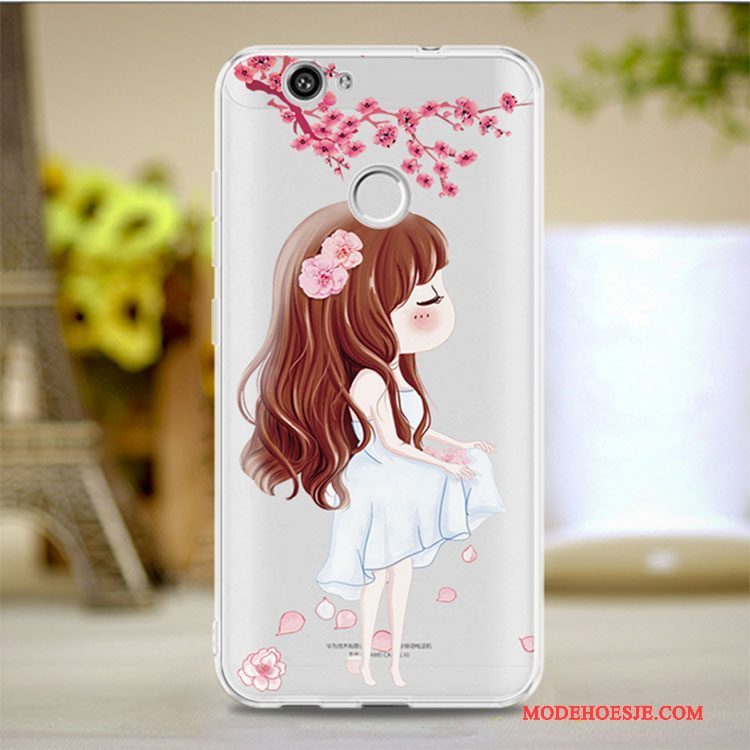 Hoesje Huawei Nova Zakken Anti-fall Persoonlijk, Hoes Huawei Nova Siliconen Telefoon Rood
