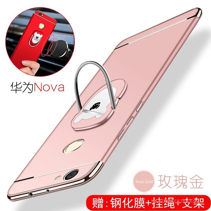 Hoesje Huawei Nova Zakken Hardtelefoon, Hoes Huawei Nova Scheppend Hanger Anti-fall