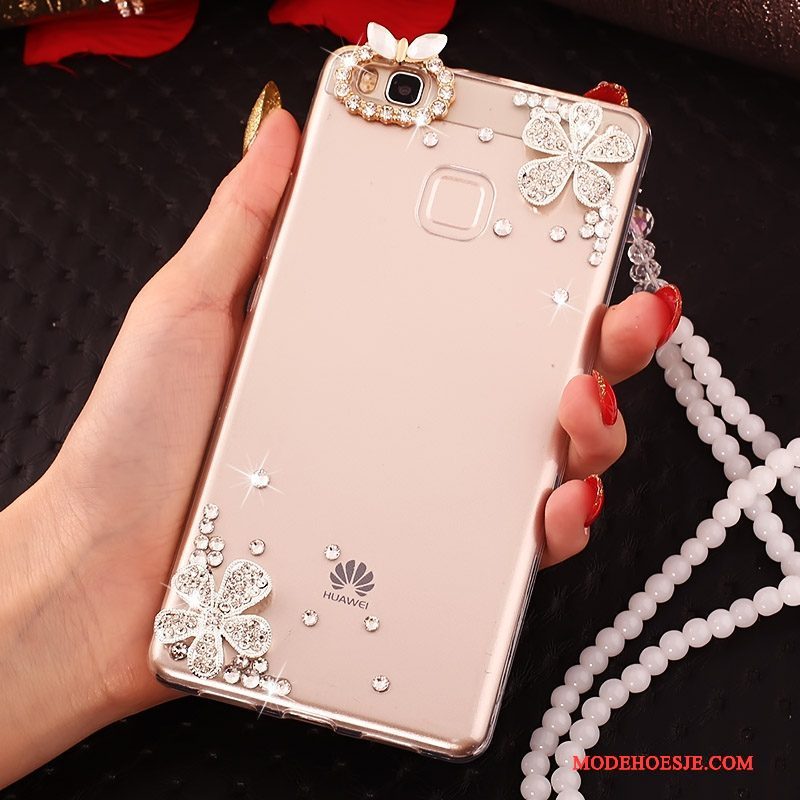 Hoesje Huawei Nova Zakken Roze Kristal, Hoes Huawei Nova Bescherming Telefoon