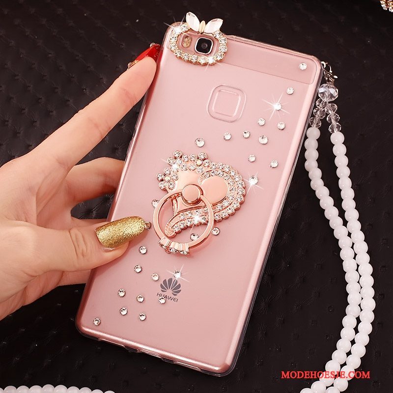 Hoesje Huawei Nova Zakken Roze Kristal, Hoes Huawei Nova Bescherming Telefoon