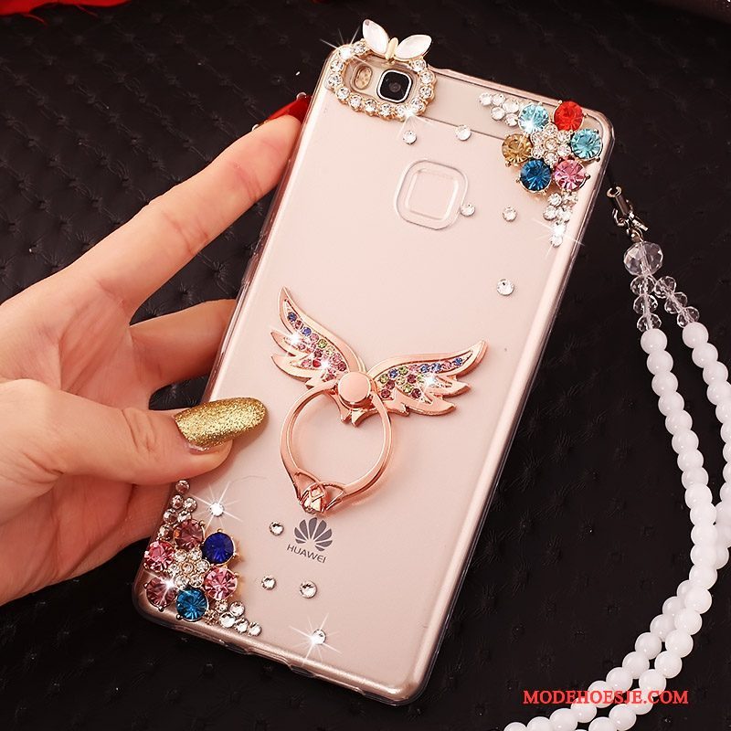 Hoesje Huawei Nova Zakken Roze Kristal, Hoes Huawei Nova Bescherming Telefoon