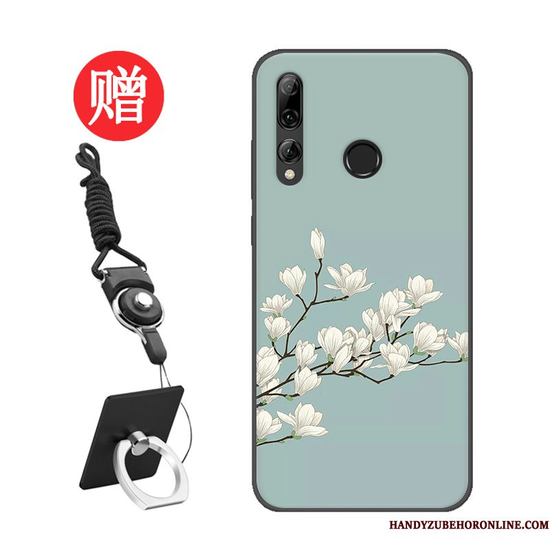 Hoesje Huawei P Smart+ 2019 Bescherming Patroon Rood, Hoes Huawei P Smart+ 2019 Skärmskyddtelefoon