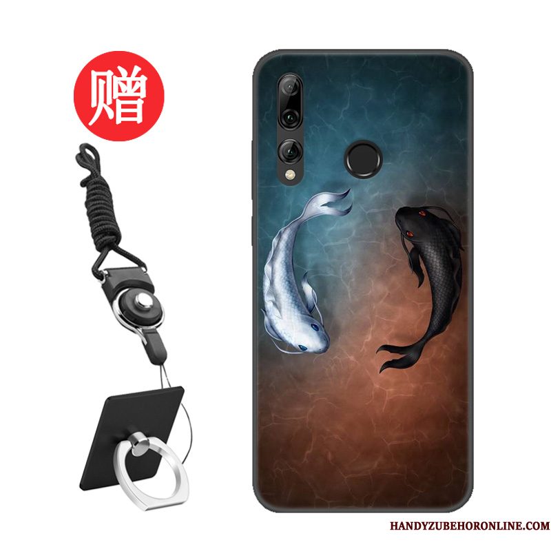 Hoesje Huawei P Smart+ 2019 Bescherming Patroon Rood, Hoes Huawei P Smart+ 2019 Skärmskyddtelefoon