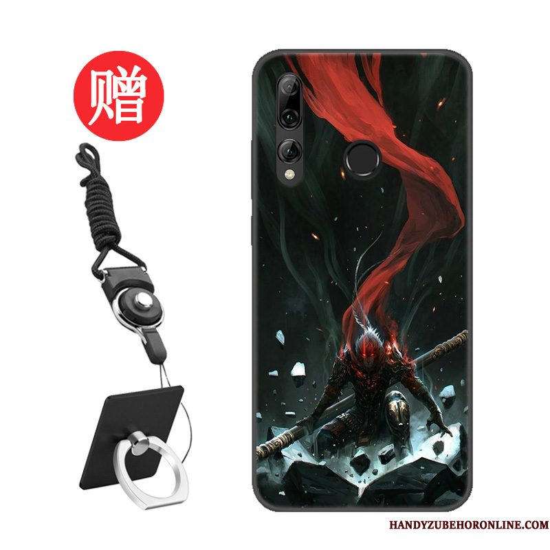 Hoesje Huawei P Smart+ 2019 Bescherming Patroon Rood, Hoes Huawei P Smart+ 2019 Skärmskyddtelefoon