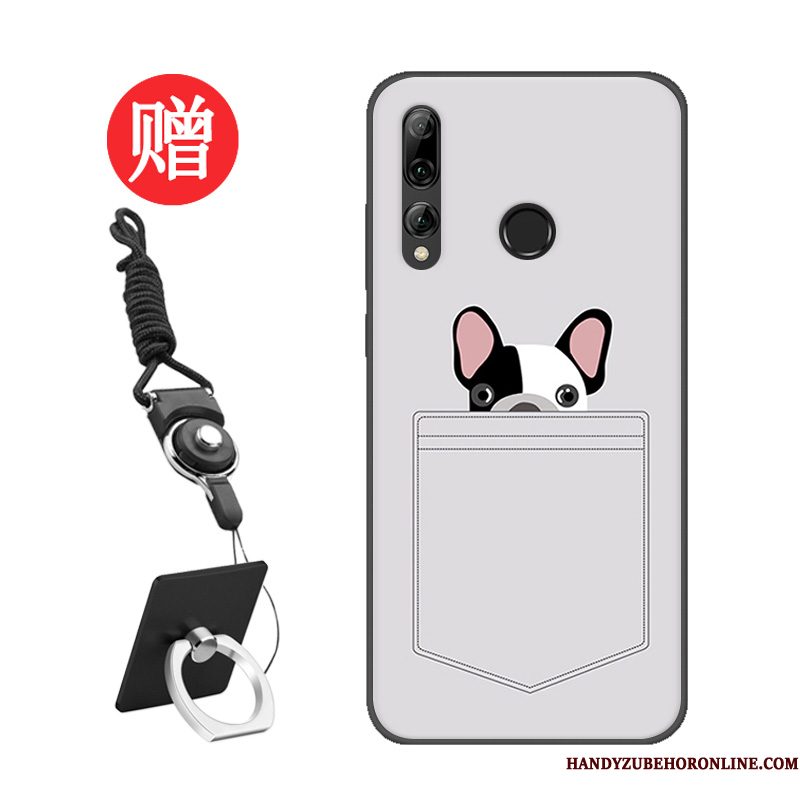Hoesje Huawei P Smart+ 2019 Bescherming Patroon Rood, Hoes Huawei P Smart+ 2019 Skärmskyddtelefoon
