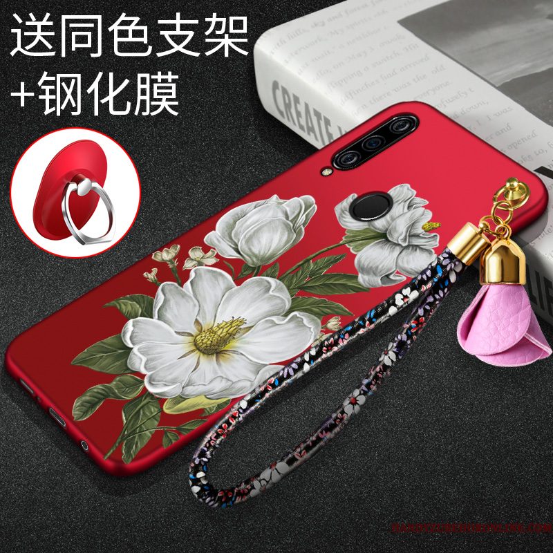 Hoesje Huawei P Smart+ 2019 Bescherming Rood Persoonlijk, Hoes Huawei P Smart+ 2019 Mode Telefoon