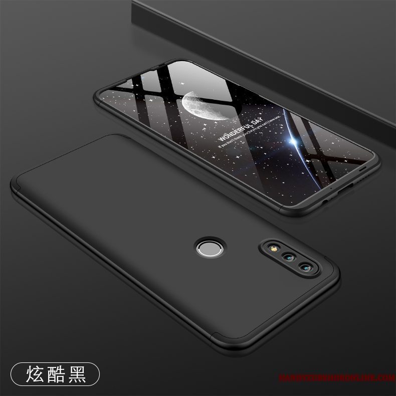 Hoesje Huawei P Smart 2019 Bescherming Schrobben Rood, Hoes Huawei P Smart 2019 Zakken Hardtelefoon