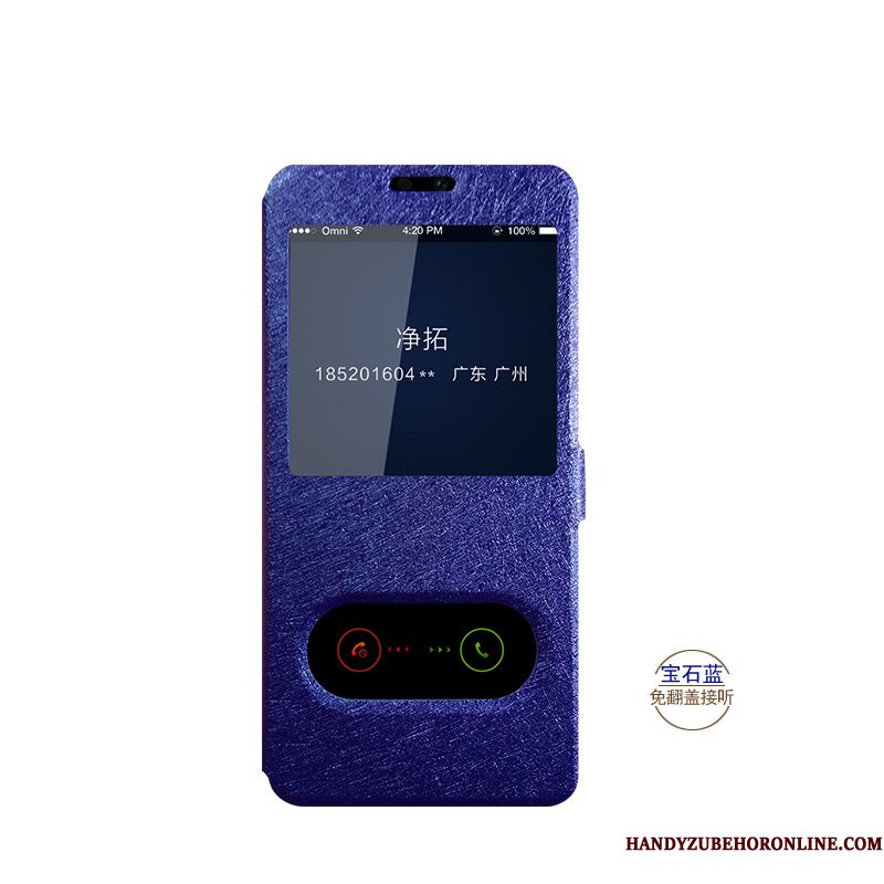 Hoesje Huawei P Smart 2019 Bescherming Windows Blauw, Hoes Huawei P Smart 2019 Ondersteuning Telefoon