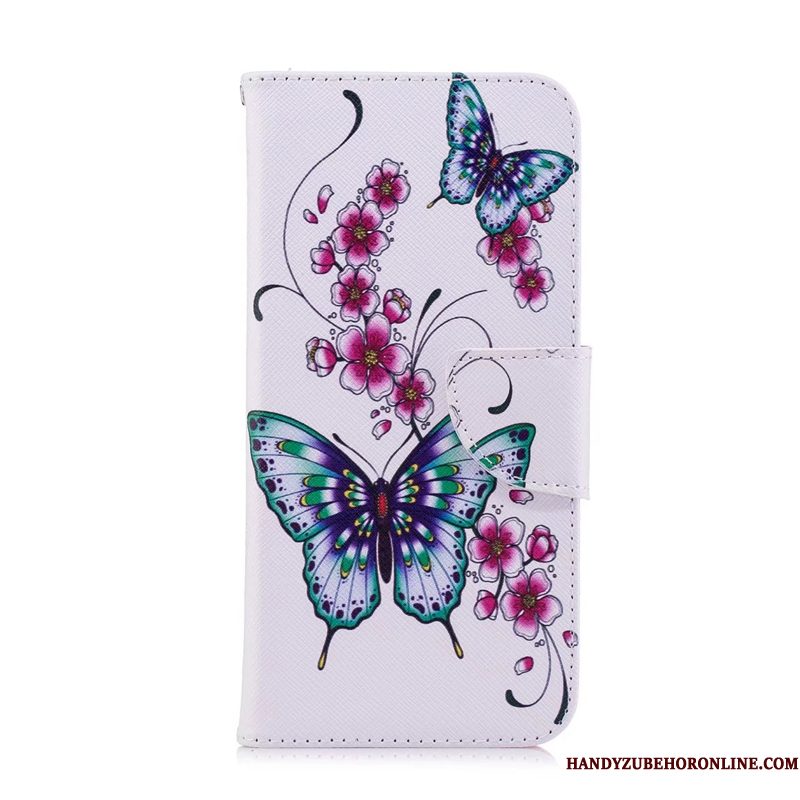 Hoesje Huawei P Smart 2019 Folio Jeugdtelefoon, Hoes Huawei P Smart 2019 Bescherming Purper