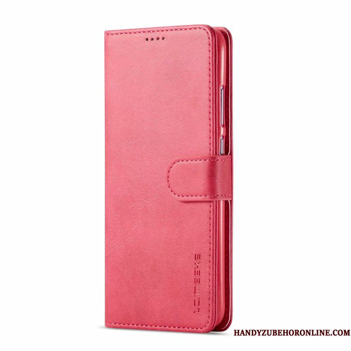 Hoesje Huawei P Smart 2019 Leer Grijs Kaart, Hoes Huawei P Smart 2019 Folio Jeugdtelefoon