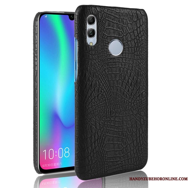 Hoesje Huawei P Smart 2019 Scheppend Anti-fall Groen, Hoes Huawei P Smart 2019 Krokodillenleertelefoon