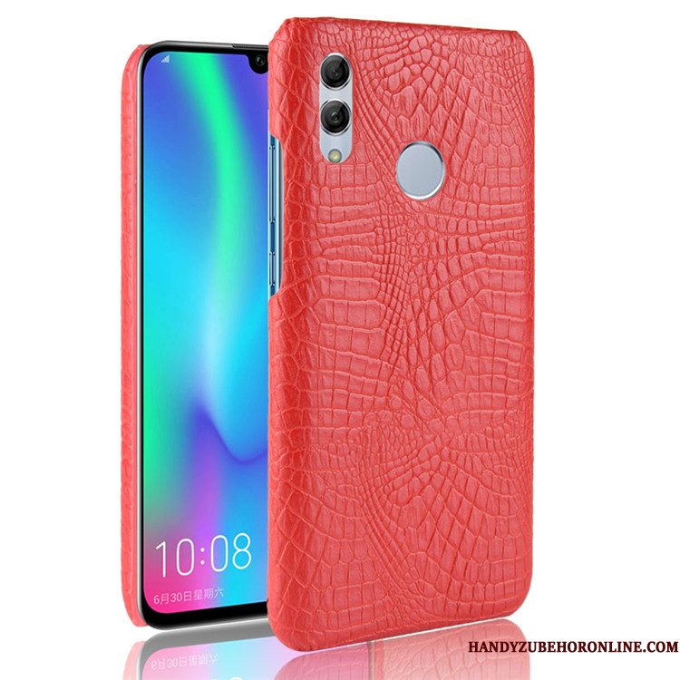 Hoesje Huawei P Smart 2019 Scheppend Anti-fall Groen, Hoes Huawei P Smart 2019 Krokodillenleertelefoon