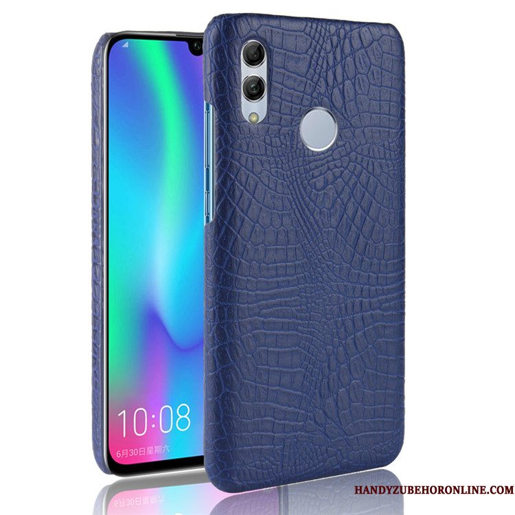 Hoesje Huawei P Smart 2019 Scheppend Anti-fall Groen, Hoes Huawei P Smart 2019 Krokodillenleertelefoon