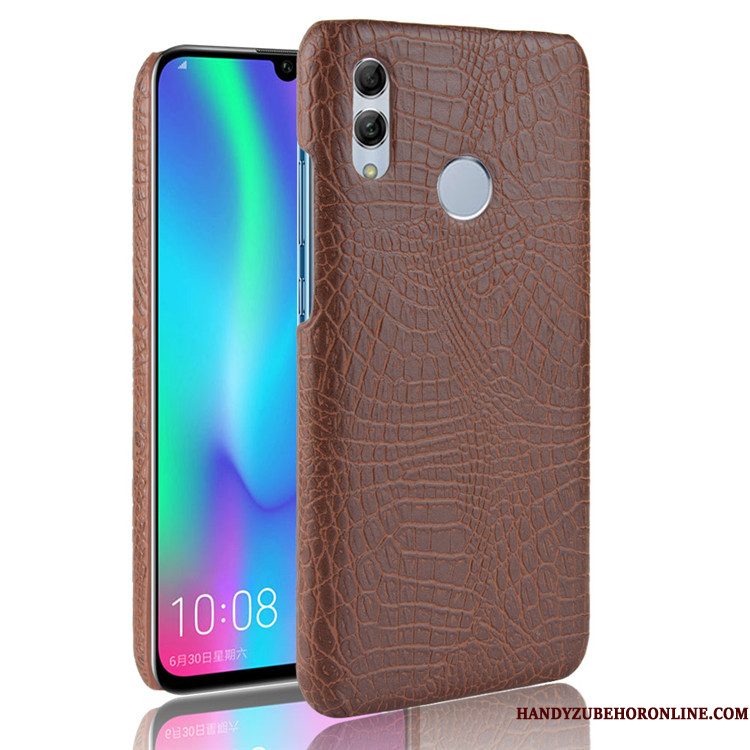 Hoesje Huawei P Smart 2019 Scheppend Anti-fall Groen, Hoes Huawei P Smart 2019 Krokodillenleertelefoon