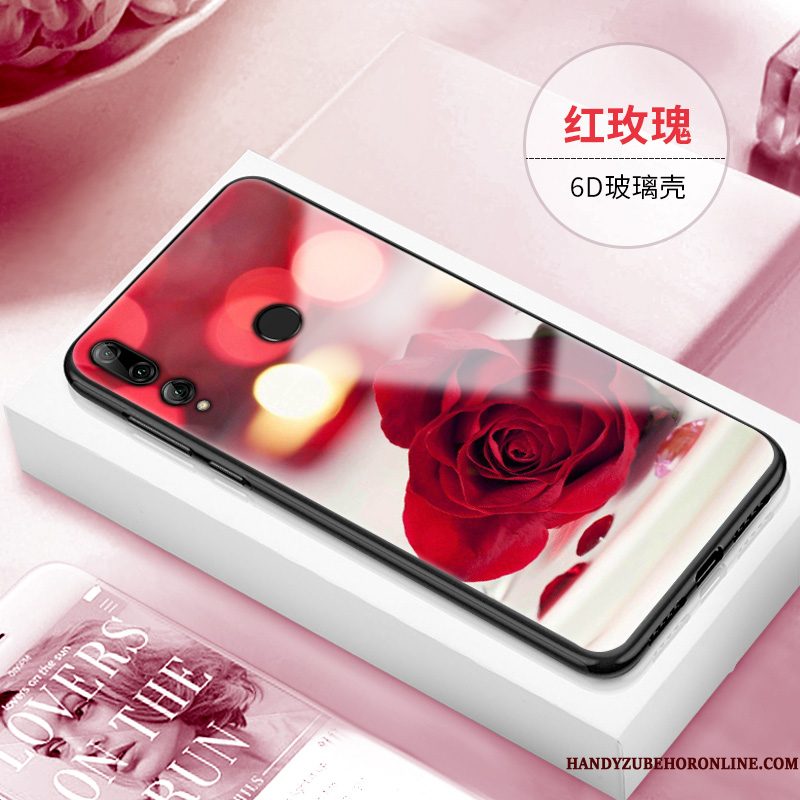 Hoesje Huawei P Smart+ 2019 Scheppend Telefoon Anti-fall, Hoes Huawei P Smart+ 2019 Zakken Persoonlijk Glas