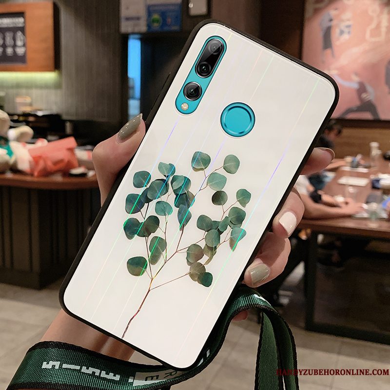 Hoesje Huawei P Smart+ 2019 Scheppend Vers Perzik Bloesem, Hoes Huawei P Smart+ 2019 Zacht Net Redtelefoon