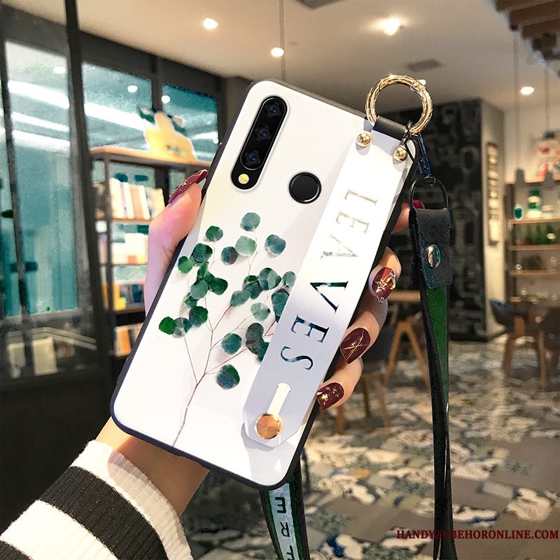 Hoesje Huawei P Smart+ 2019 Siliconen Mini Hanger, Hoes Huawei P Smart+ 2019 Scheppend Lange Trend