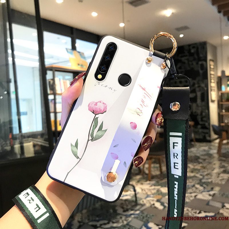 Hoesje Huawei P Smart+ 2019 Siliconen Mini Hanger, Hoes Huawei P Smart+ 2019 Scheppend Lange Trend