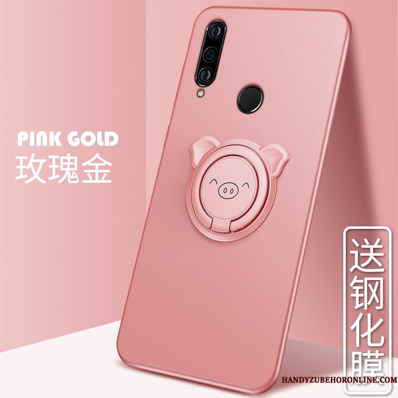 Hoesje Huawei P Smart+ 2019 Zacht Rood Persoonlijk, Hoes Huawei P Smart+ 2019 Bescherming Telefoon