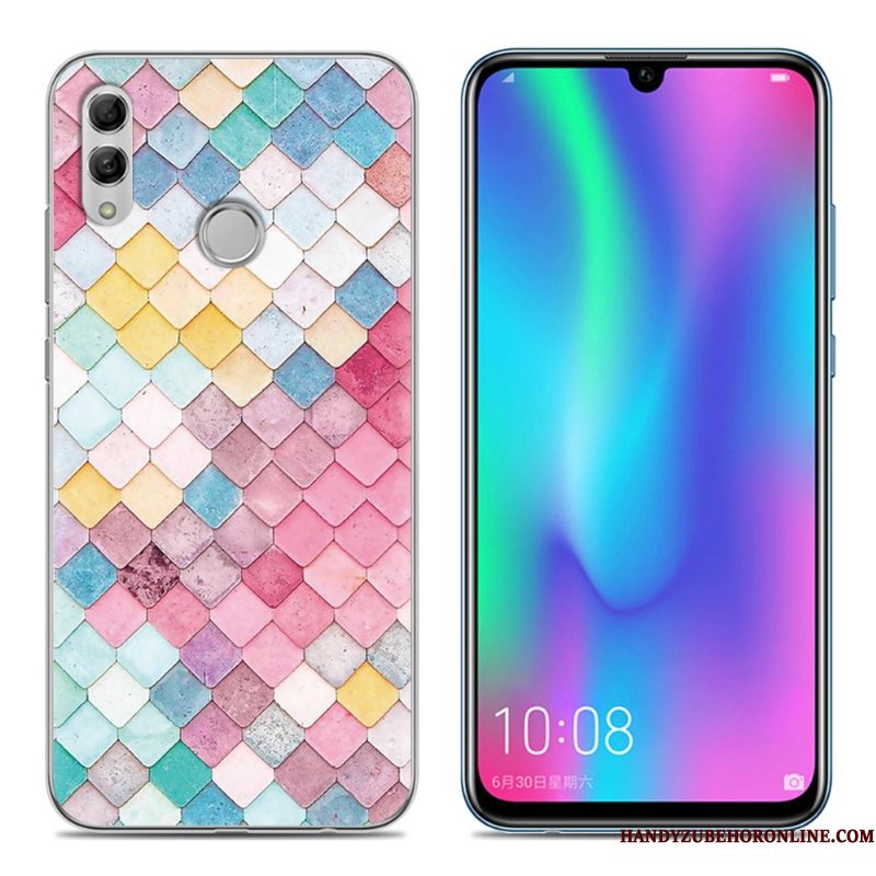 Hoesje Huawei P Smart 2019 Zacht Telefoon Jeugd, Hoes Huawei P Smart 2019 Purper