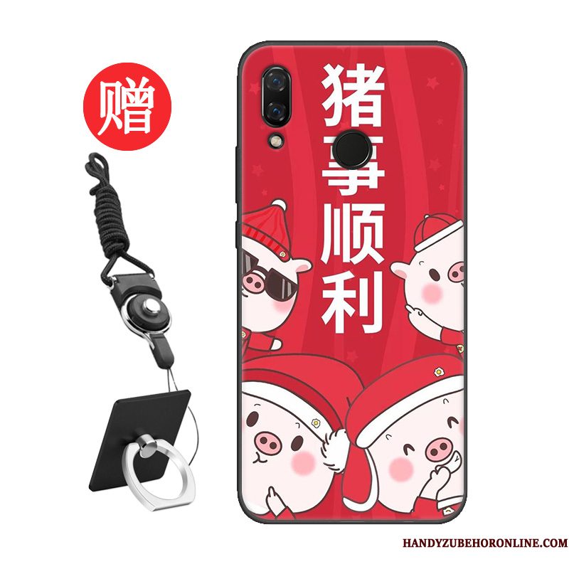 Hoesje Huawei P Smart 2019 Zakken Goud Patroon, Hoes Huawei P Smart 2019 Bescherming Trendy Merktelefoon