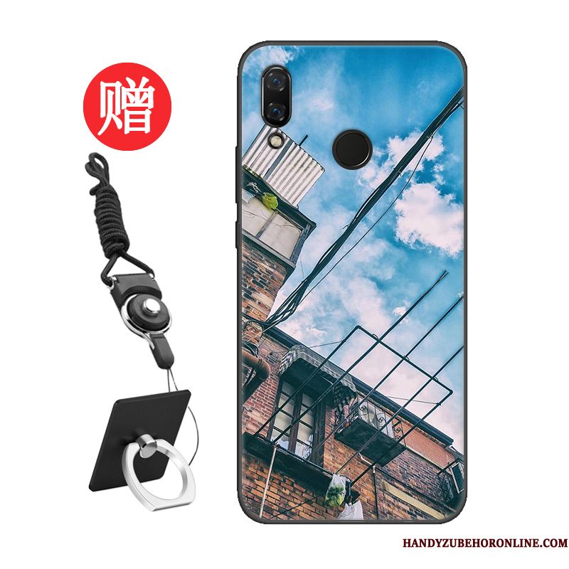 Hoesje Huawei P Smart 2019 Zakken Goud Patroon, Hoes Huawei P Smart 2019 Bescherming Trendy Merktelefoon