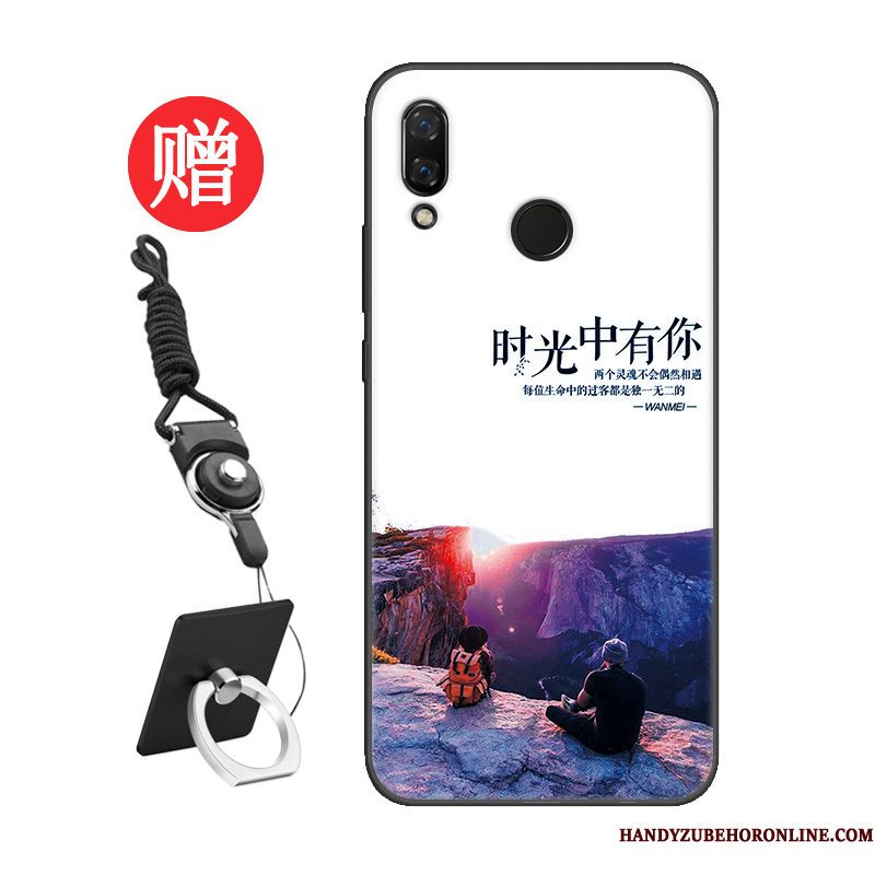 Hoesje Huawei P Smart 2019 Zakken Goud Patroon, Hoes Huawei P Smart 2019 Bescherming Trendy Merktelefoon