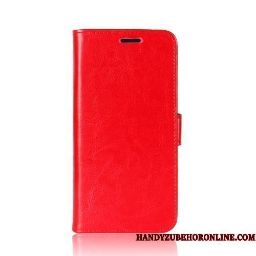 Hoesje Huawei P Smart 2020 Folio Rood Kaart, Hoes Huawei P Smart 2020 Leer Telefoon Bedrijf