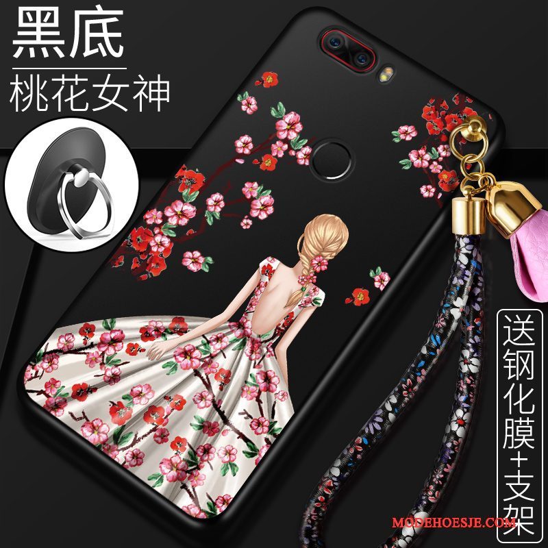 Hoesje Huawei P Smart Bescherming Anti-falltelefoon, Hoes Huawei P Smart Zacht Rood Original