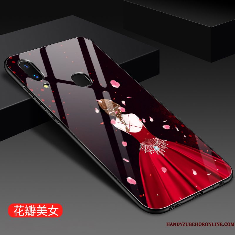 Hoesje Huawei P Smart+ Bescherming Glas Trend, Hoes Huawei P Smart+ Mode Telefoon Persoonlijk