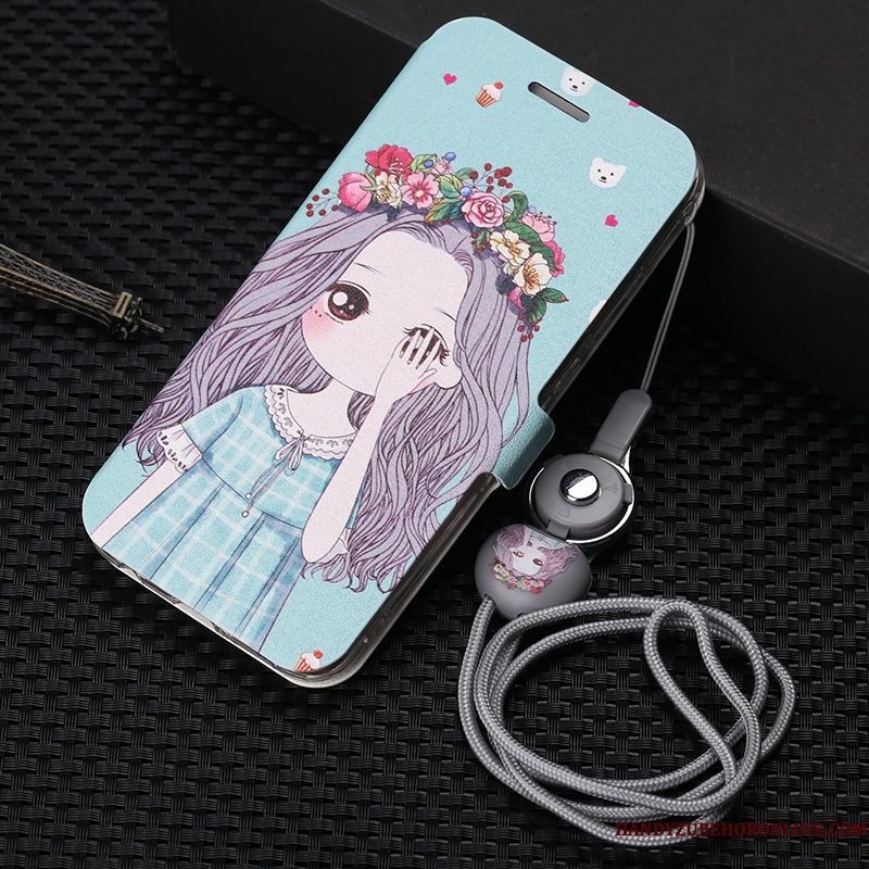 Hoesje Huawei P Smart+ Bescherming Net Red Purper, Hoes Huawei P Smart+ Siliconen Telefoon Trendy Merk