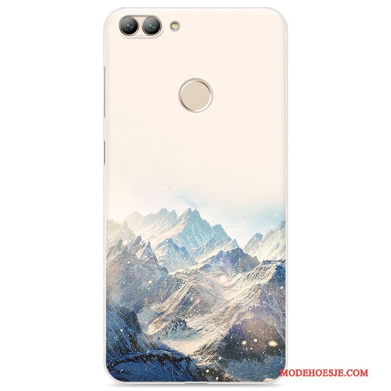 Hoesje Huawei P Smart Bescherming Telefoon Anti-fall, Hoes Huawei P Smart Siliconen Persoonlijk Blauw