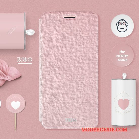 Hoesje Huawei P Smart Bescherming Telefoon Anti-fall, Hoes Huawei P Smart Zakken Roze