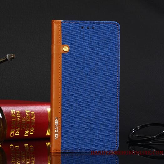 Hoesje Huawei P Smart+ Folio Eenvoudige Grijs, Hoes Huawei P Smart+ Siliconen Loverstelefoon
