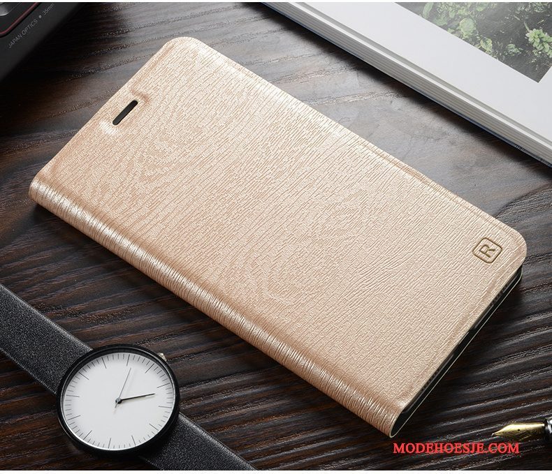 Hoesje Huawei P Smart Folio Roodtelefoon, Hoes Huawei P Smart Leer