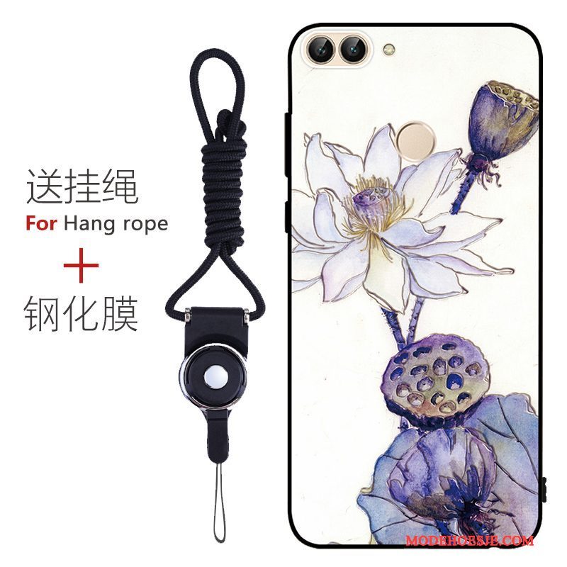 Hoesje Huawei P Smart Kleur Pas Patroon, Hoes Huawei P Smart Bescherming Schrobben Anti-fall