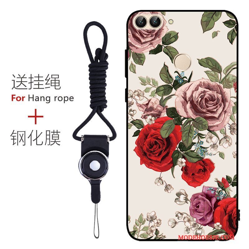 Hoesje Huawei P Smart Kleur Pas Patroon, Hoes Huawei P Smart Bescherming Schrobben Anti-fall