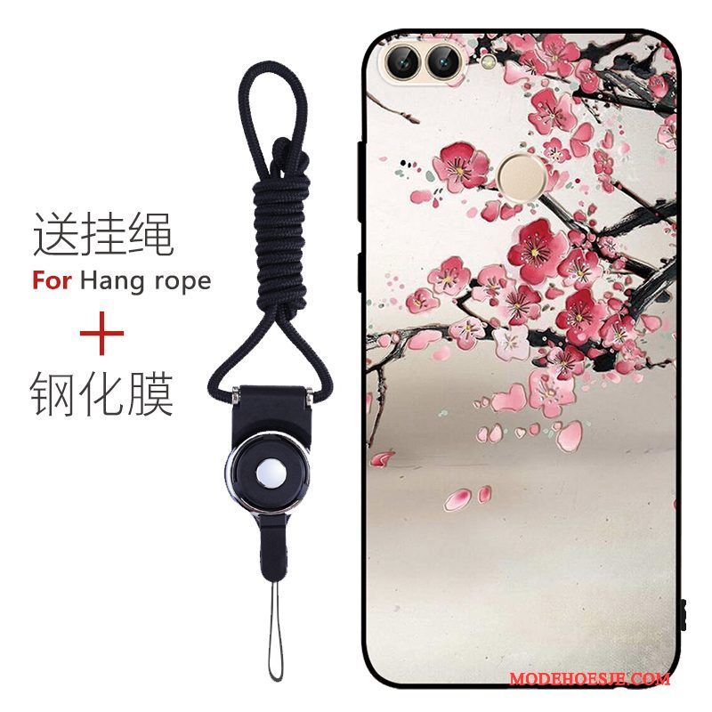 Hoesje Huawei P Smart Kleur Pas Patroon, Hoes Huawei P Smart Bescherming Schrobben Anti-fall