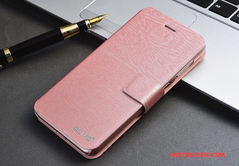 Hoesje Huawei P Smart Leer Zwarttelefoon, Hoes Huawei P Smart Folio