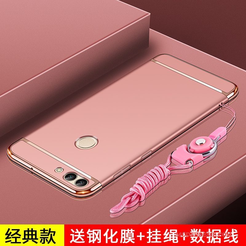 Hoesje Huawei P Smart Scheppend Anti-fall Hard, Hoes Huawei P Smart Roze Magnetisch